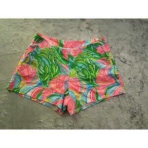 Lilly Pulitzer Women's Sz 0 Jeannie Shorts Multicolor Coconut Girl Dopemine